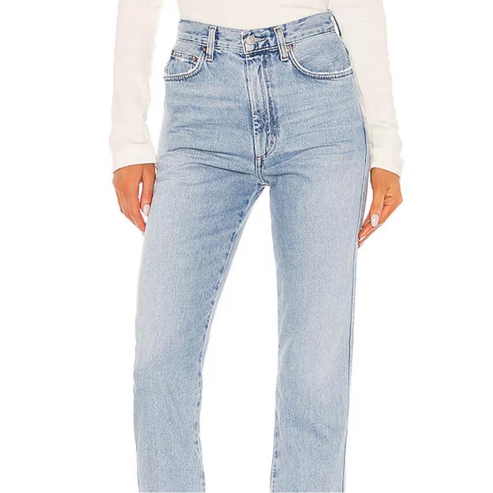 Agolde High Rise Blue Jeans Vintage-Inspired